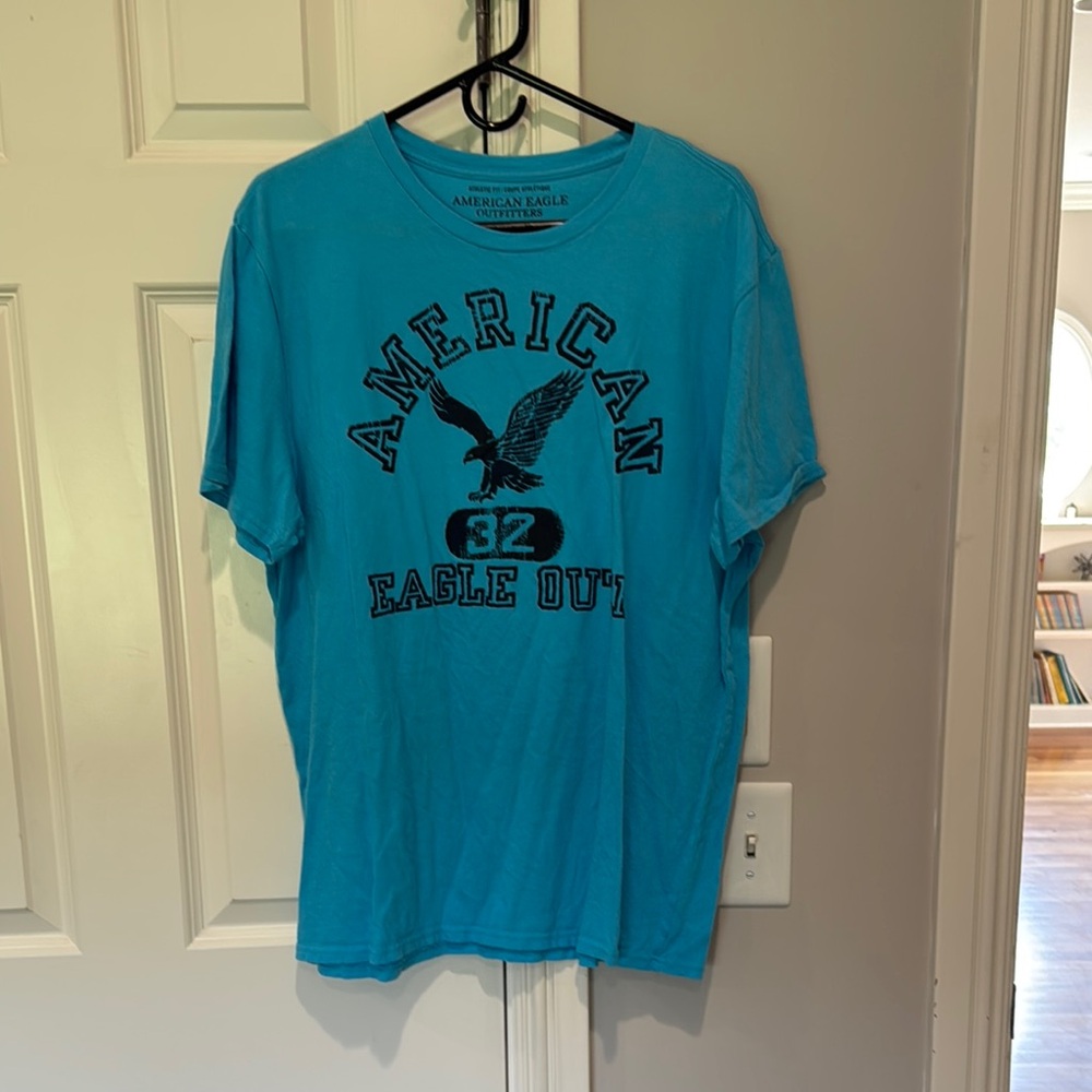 American Eagle Outfitters Blue Short Sleeve Tee